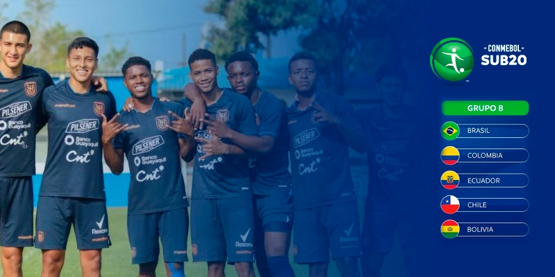 La Selección sub-20 de Ecuador ha conocido a sus adversarios para el Campeonato Sudamericano