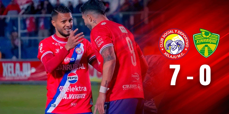 Liga Nacional: La derrota aplastante de Xinabajul frente a Xelajú: un 7-0 que quedará en la historia