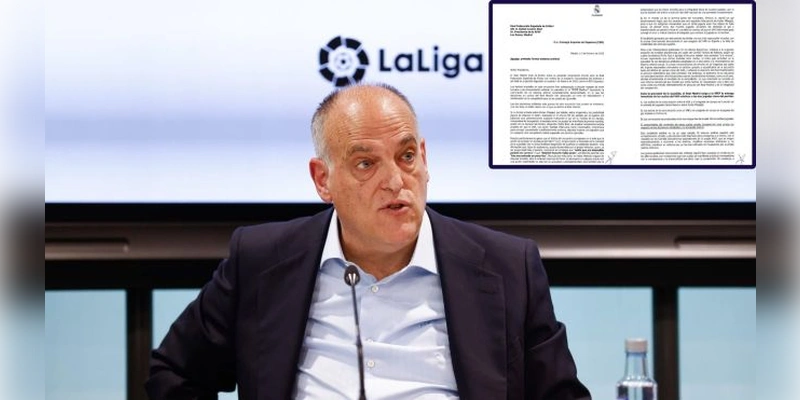 LaLiga presenta denuncia contra el Real Madrid por carta crítica al arbitraje
